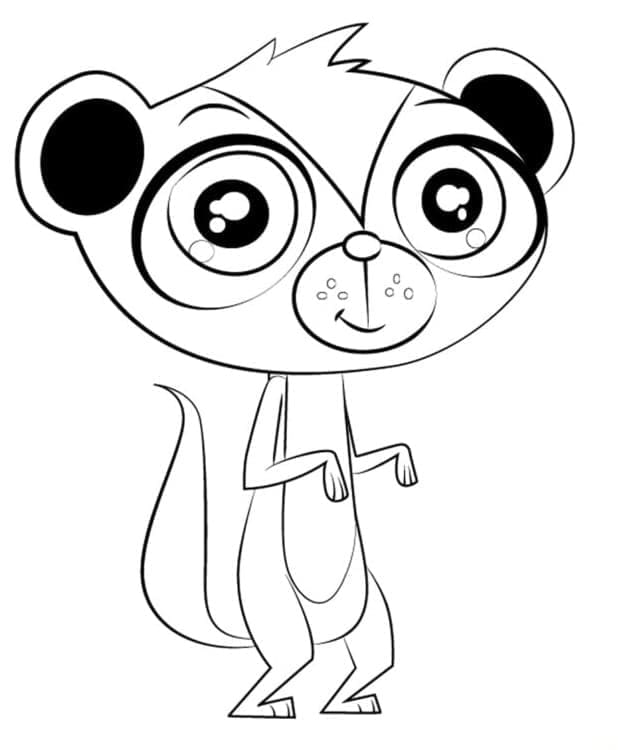 Littlest Pet Shop (5) omalovánka