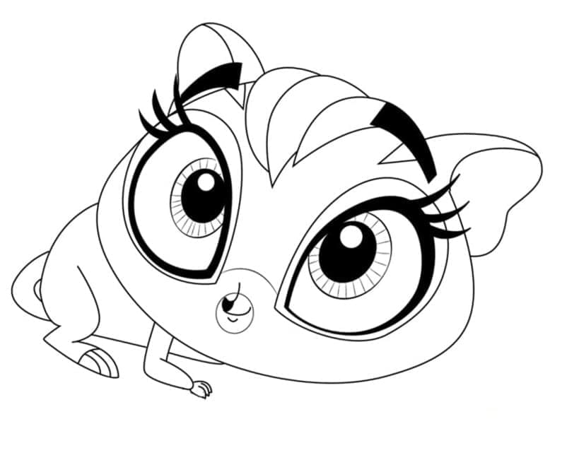 Littlest Pet Shop (9) omalovánka