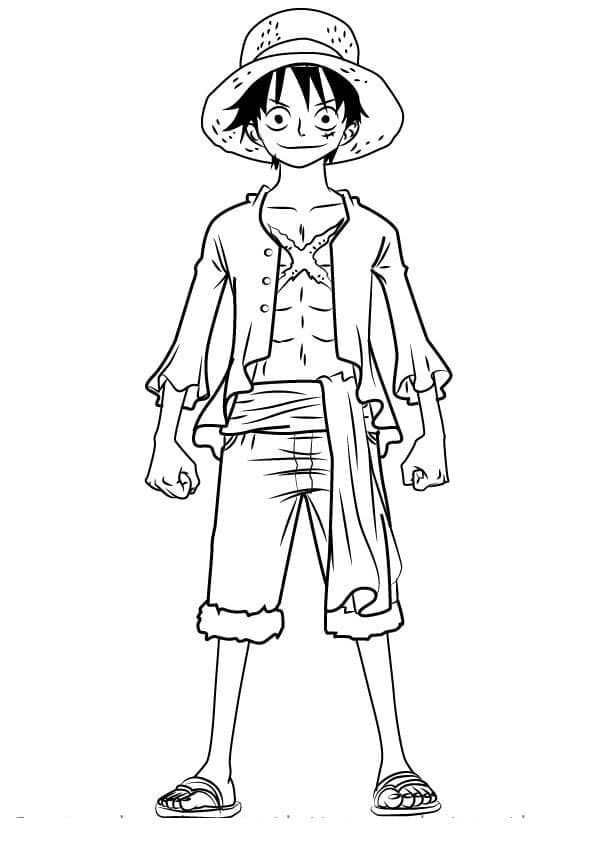Luffy (6) omalovánka