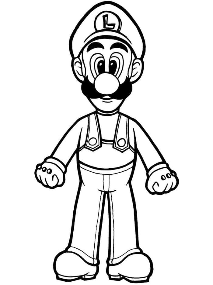 Luigi omalovánky