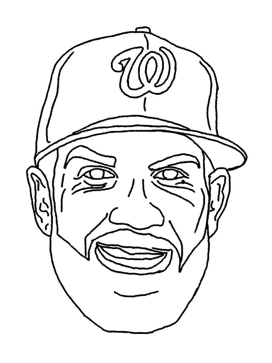 MLB Obrázek omalovánka
