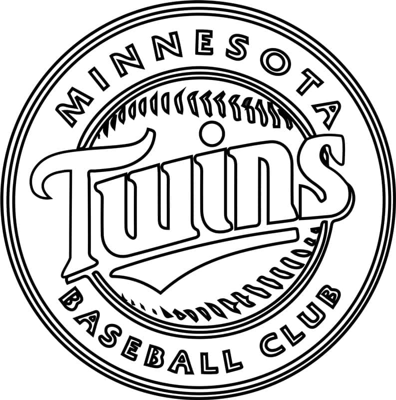 MLB k Vymalování omalovánka