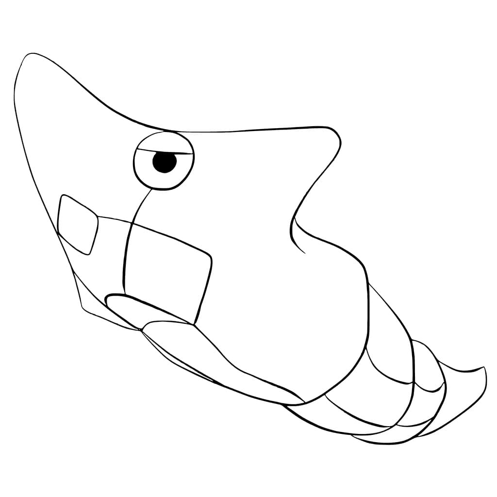 Metapod Pokemon omalovánka
