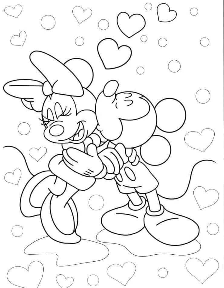 Mickey Mouse (4) omalovánka