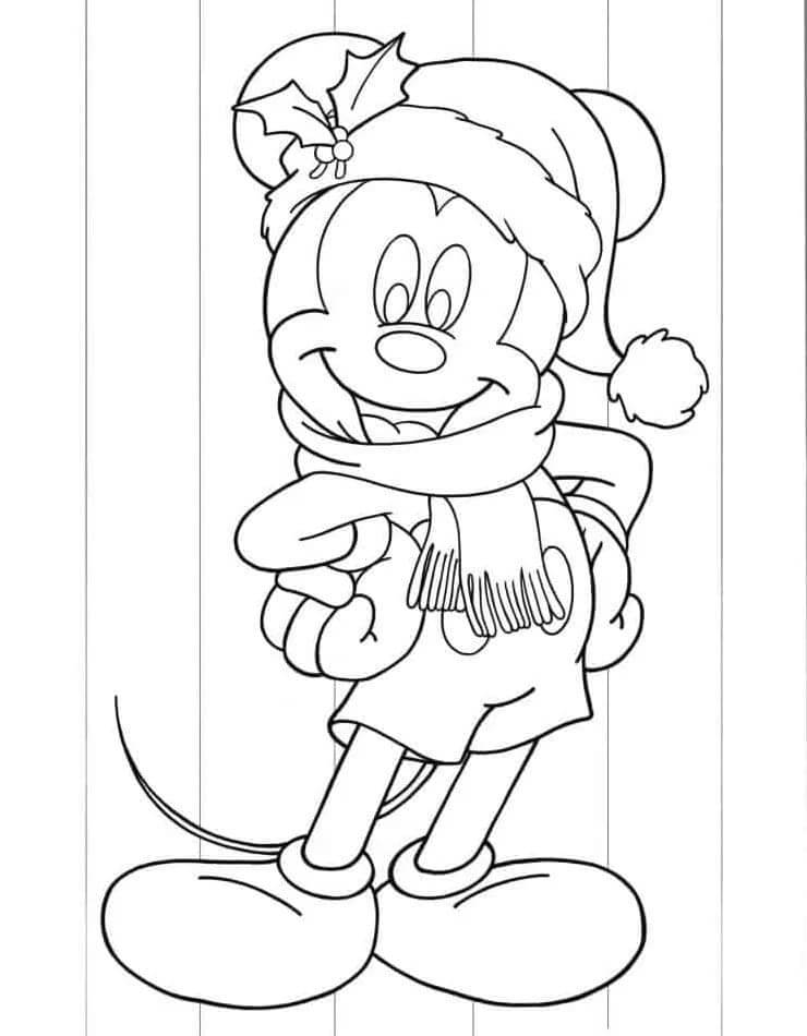 Mickey Mouse Zdarma Tisknutelný omalovánka