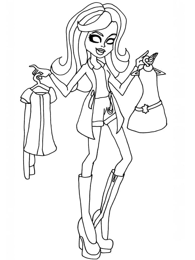 Monster High (4) omalovánka
