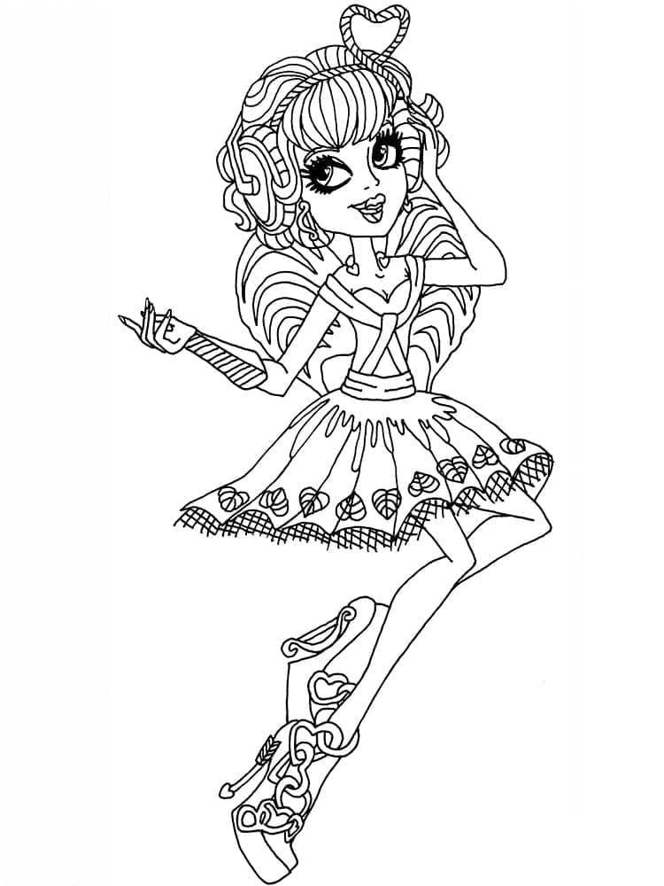 Monster High Tisknutelné omalovánka