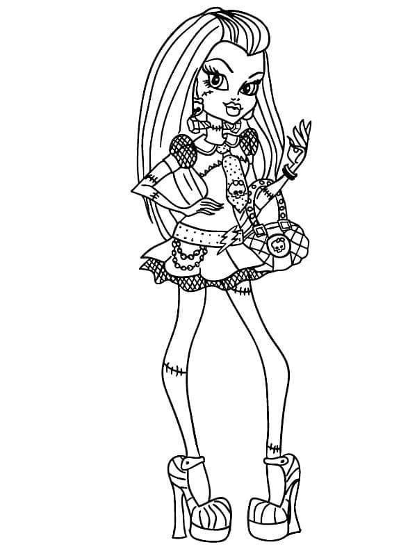 Monster High pro 1leté Děti omalovánka