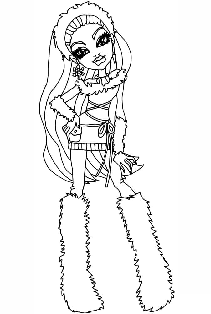 Monster High pro 2leté Děti omalovánka