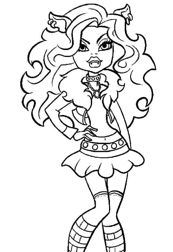 Monster High pro 6leté Děti omalovánka