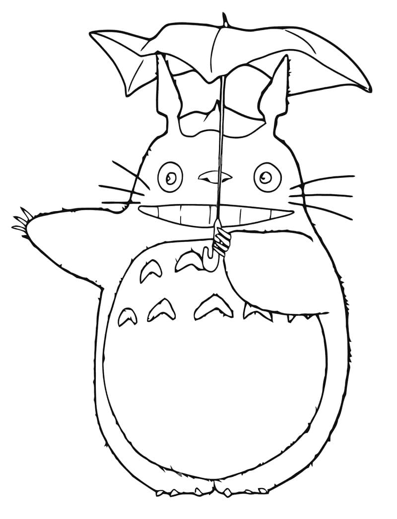 Můj Soused Totoro (11) omalovánka