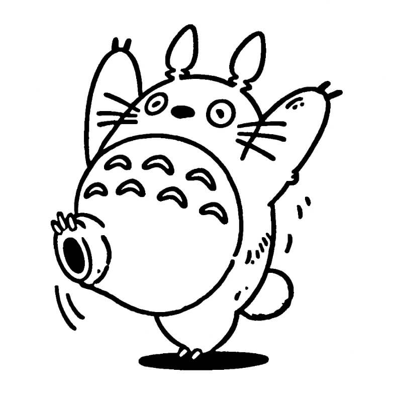 Můj Soused Totoro (15) omalovánka