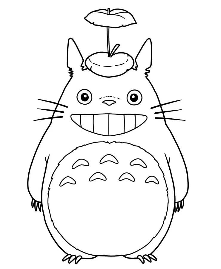 Můj Soused Totoro (36) omalovánka