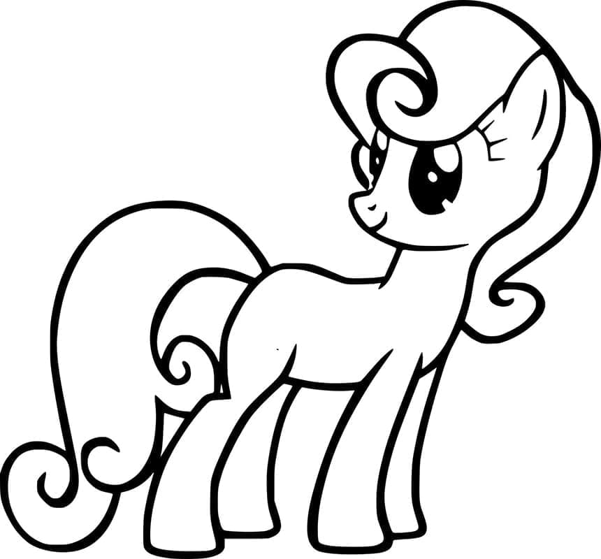 Můj malý Pony (2) omalovánka