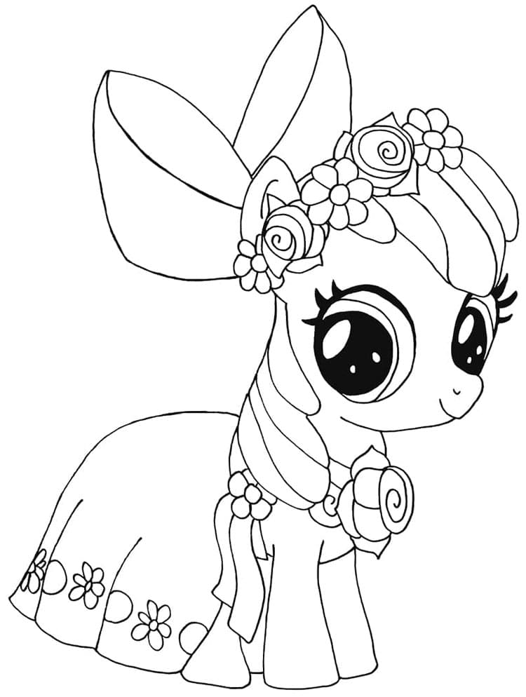 Můj malý Pony Kreslený omalovánka