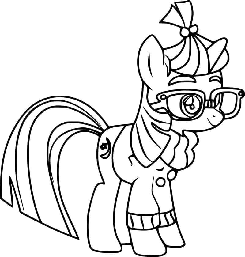 Můj malý Pony Tisknutelný Zdarma omalovánka