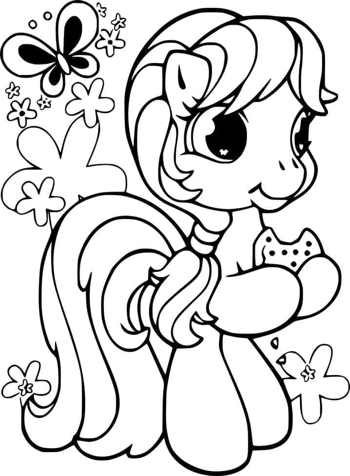 Můj malý Pony Zdarama omalovánka