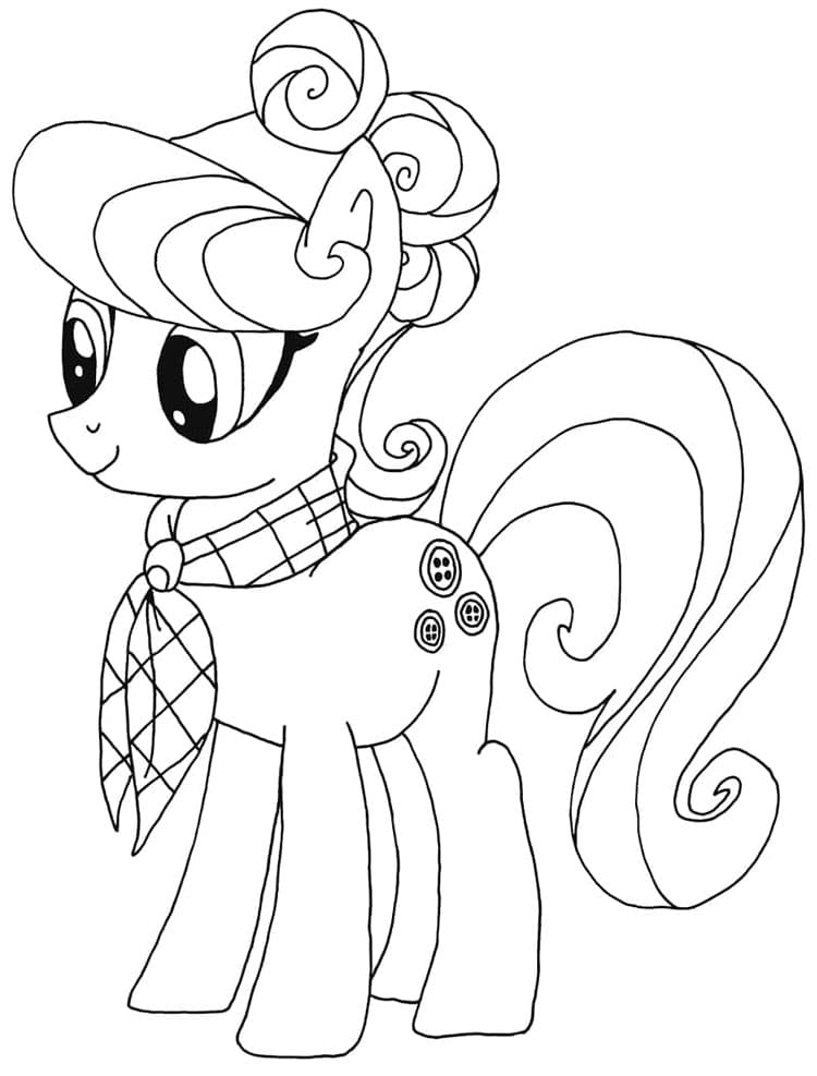 Můj malý Pony Zdarma Vymalovatelné Obrázek omalovánka