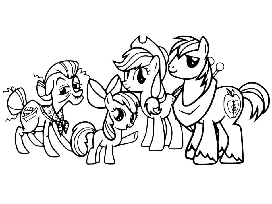 Můj malý Pony Zdarma omalovánka
