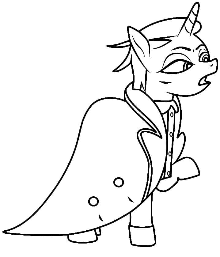 Můj malý Pony k Vymalování omalovánka