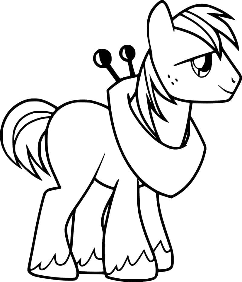 Můj malý Pony pro 6leté Děti omalovánka