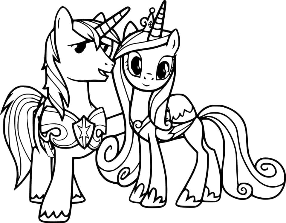 Můj malý Pony omalovánka