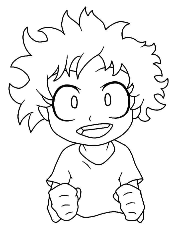 My Hero Academia (1) omalovánka