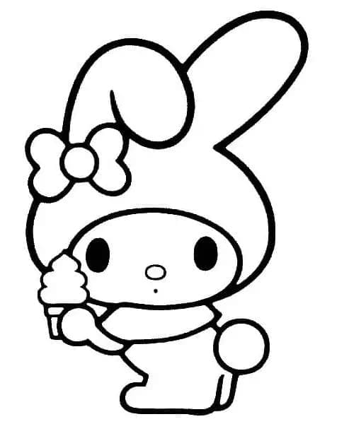 My Melody (1) omalovánka
