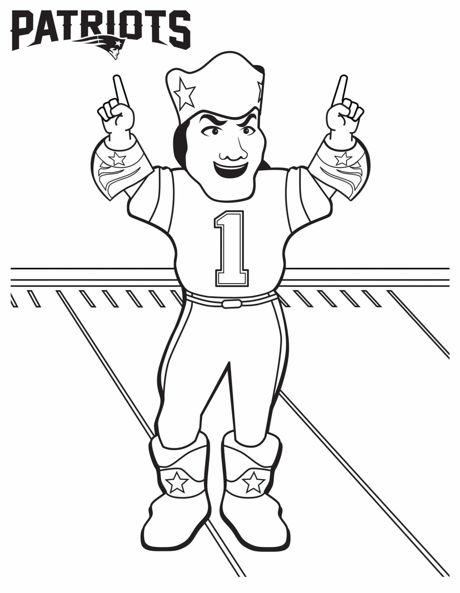 NFL (4) omalovánka