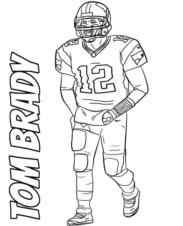 NFL Sportovní omalovánka