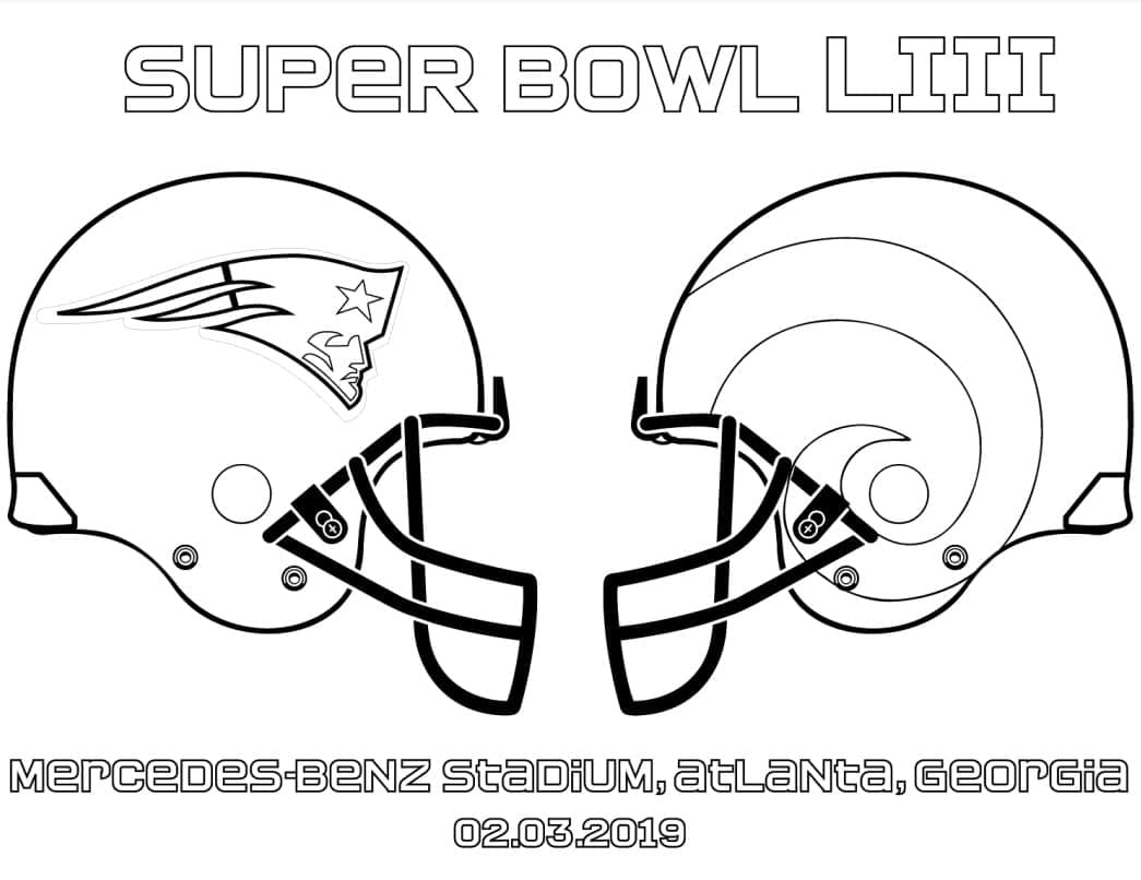 NFL Zdarma Tisknutelný omalovánka
