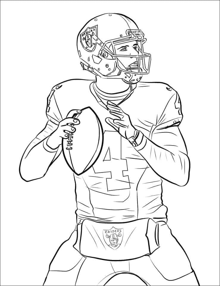 NFL Zdarma pro Děti omalovánka