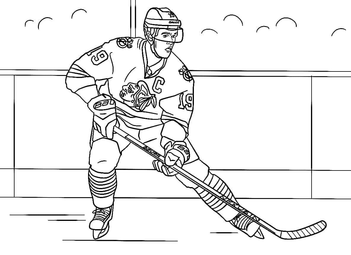 NHL pro 4leté Děti omalovánka