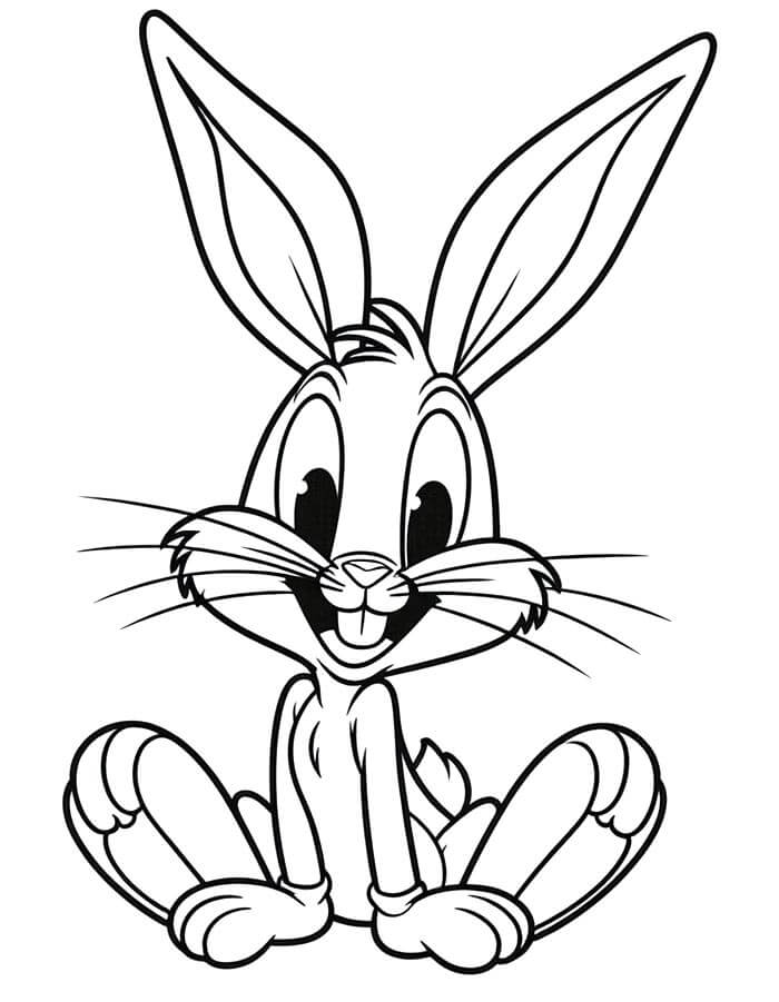 Nádherný Bugs Bunny omalovánka