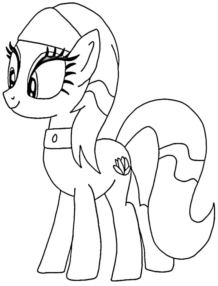 Nádherný Můj malý Pony omalovánka