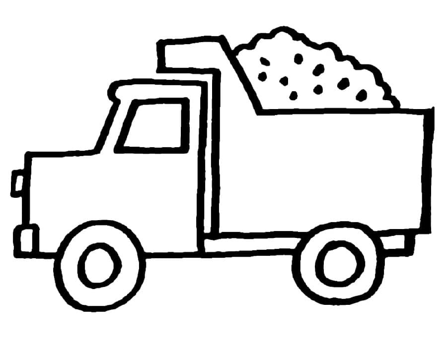 Nákladní Automobil (10) omalovánka