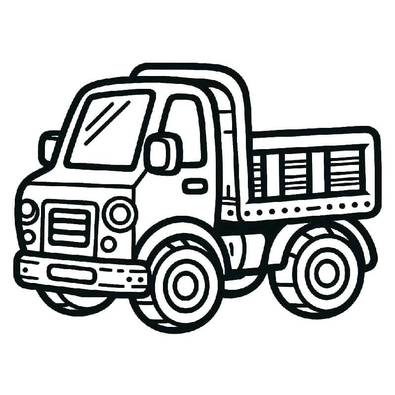 Nákladní Automobil (35) omalovánka
