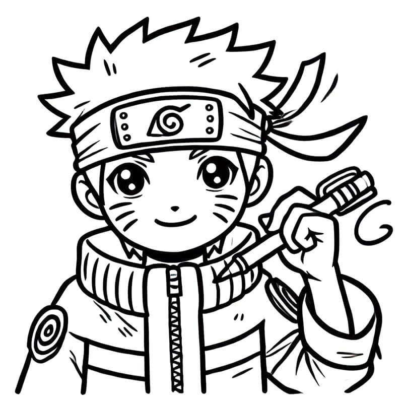 Naruto (1) omalovánka