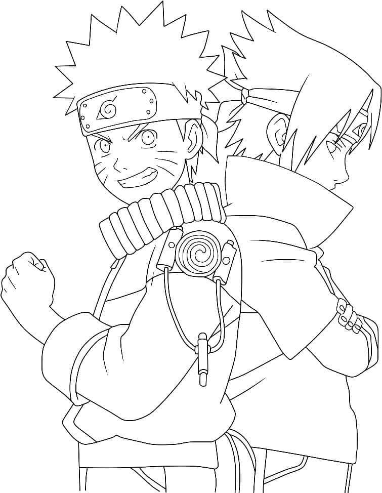 Naruto (11) omalovánka