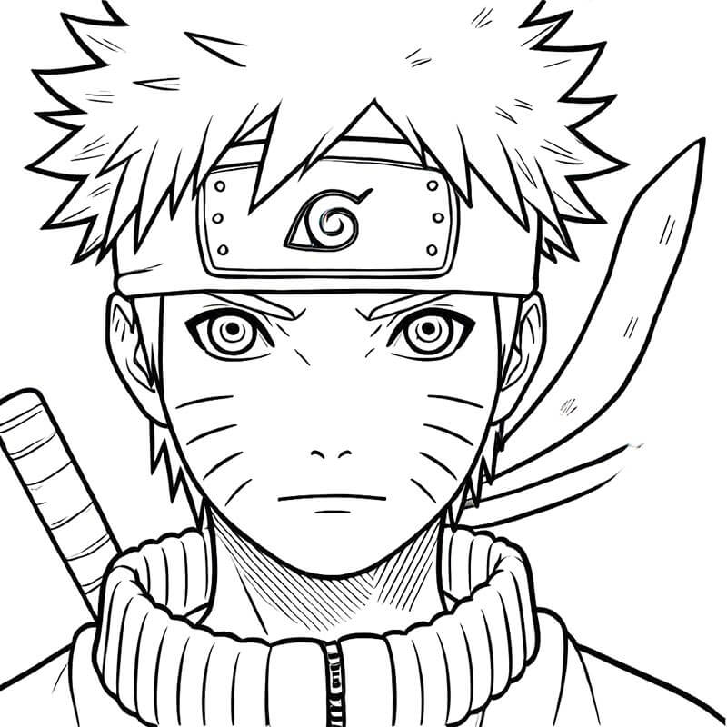 Naruto (2) omalovánka