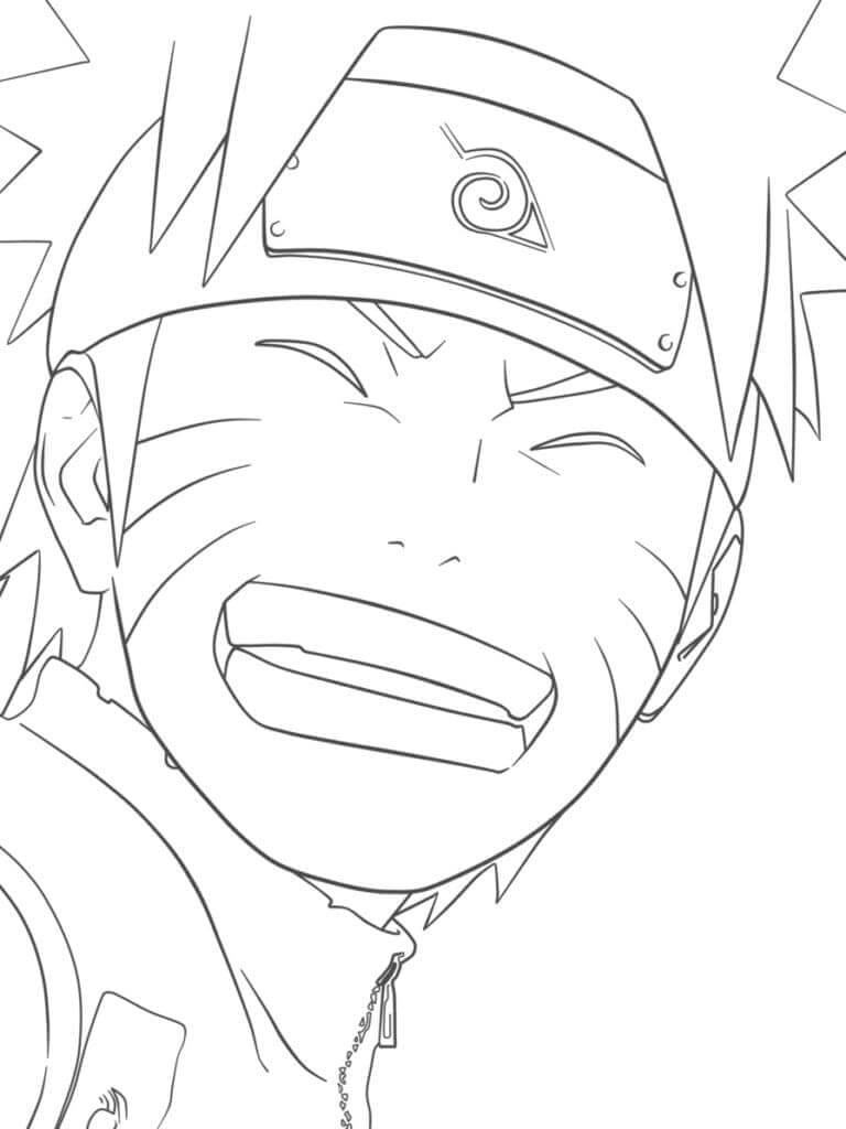 Naruto (8) omalovánka