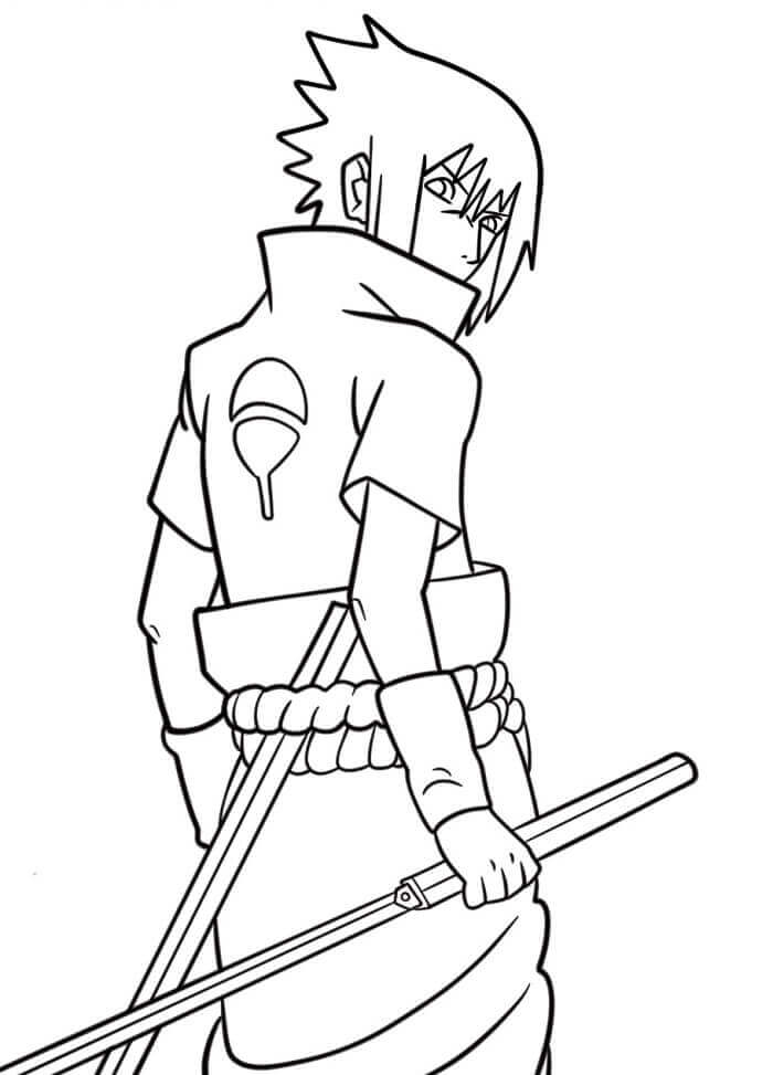 Naruto Anime omalovánka