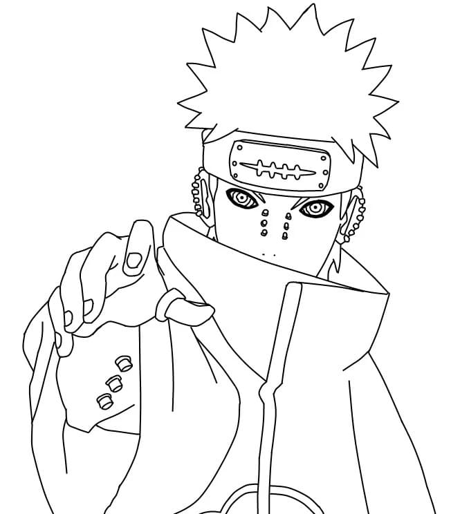 Naruto Zdarama omalovánka