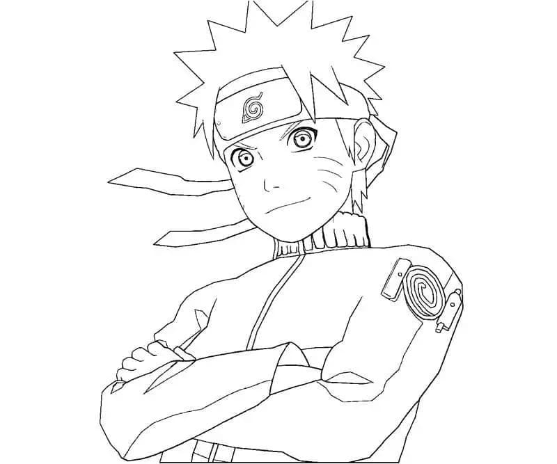 Naruto Zdarma Vymalovatelné Obrázek omalovánka