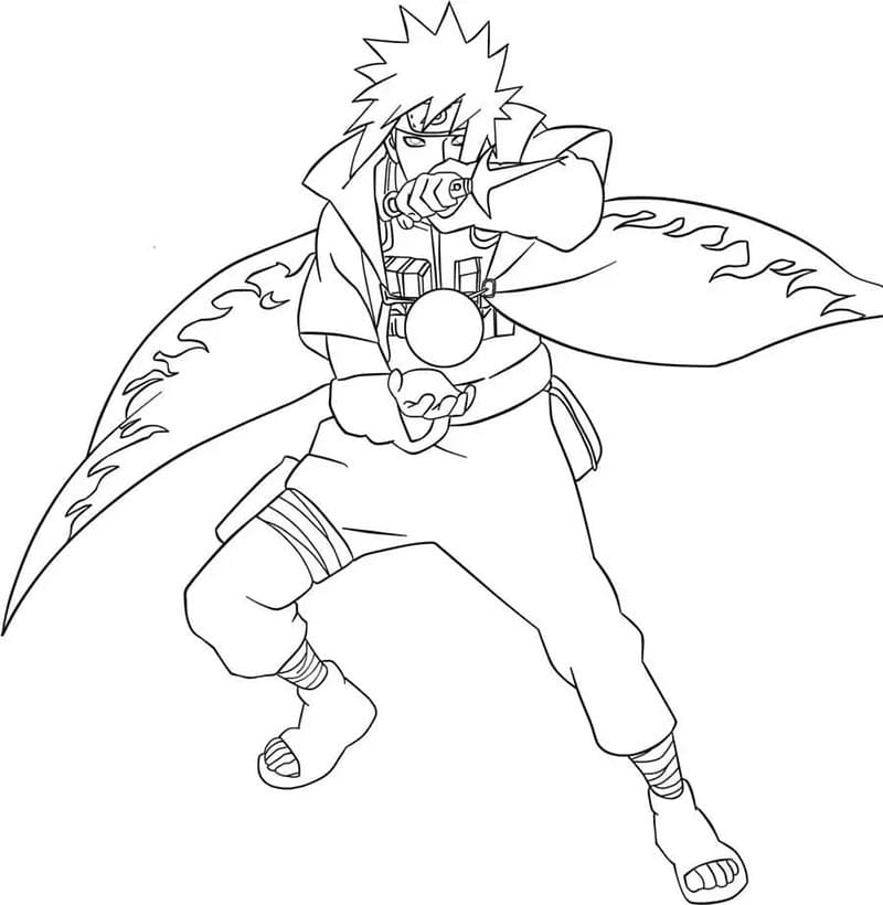 Naruto Zdarma pro Děti omalovánka