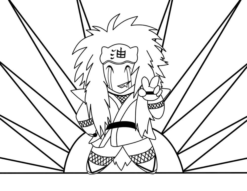 Naruto pro 1leté Děti omalovánka
