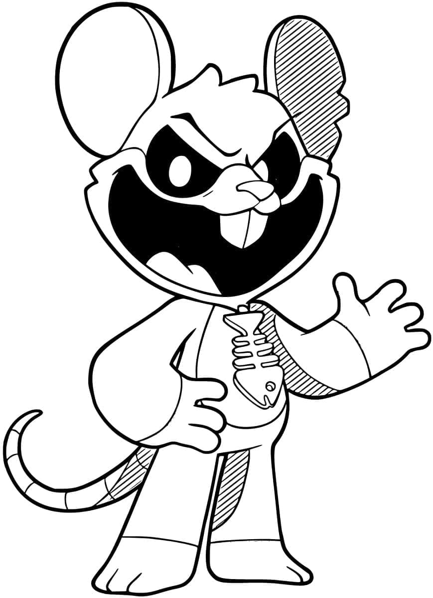Nightmare Critters (9) omalovánka