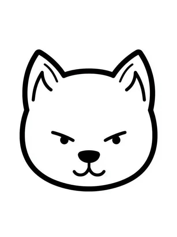 Normální Emotikona omalovánka