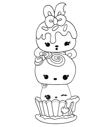 Num Noms (9) omalovánka