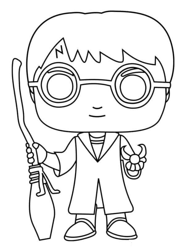 Okouzlující Funko Pop omalovánka